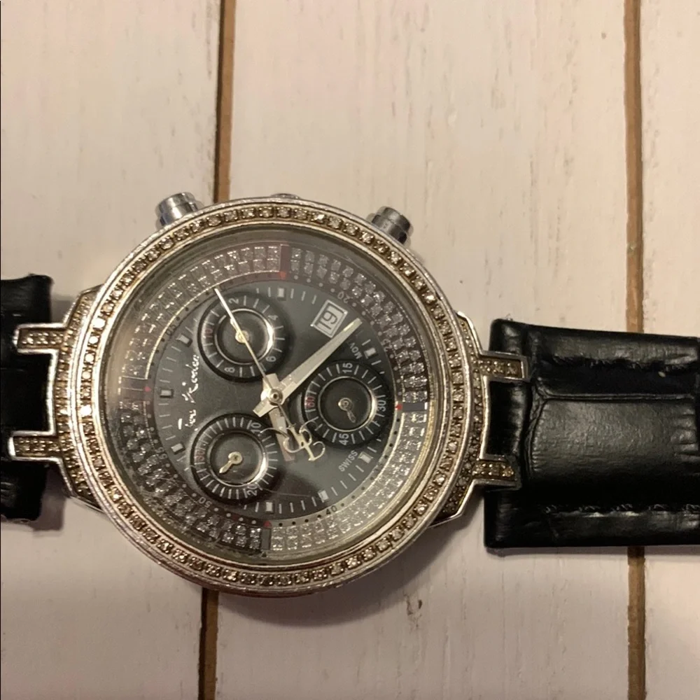 Jo Rodeo Silver and Black Watch - Picture 1 of 1